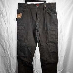 Wrangler RIGGS Workwear Cargo Pants 40x30 Black Ripstop Utility Work